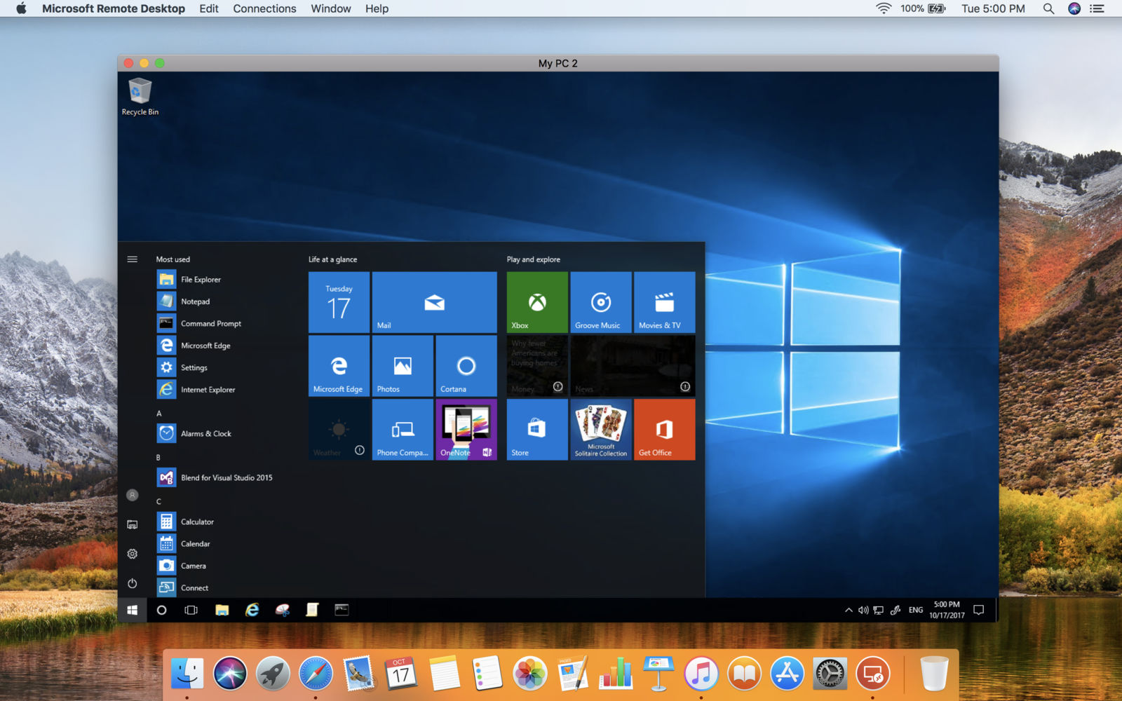 remote windows for mac